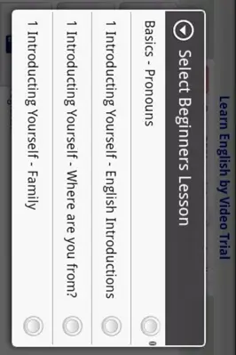 Learn English by Video Free android App screenshot 0